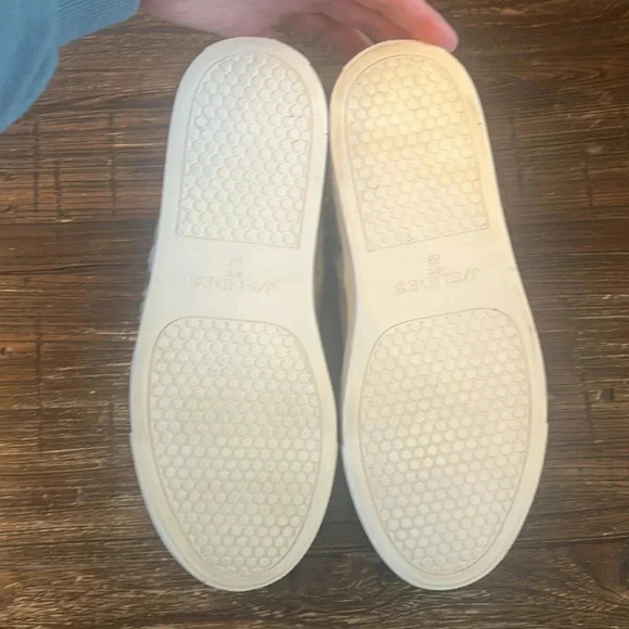 J/Slides Ludlow Metallic Calf Hair High Top Sneakers Women’s 8.5 Platform Luxe - Picture 9 of 10